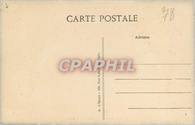 CPA NEAUPHLE-LE-CHATEAU (S et O)Avenue de Chatron — Rückseite