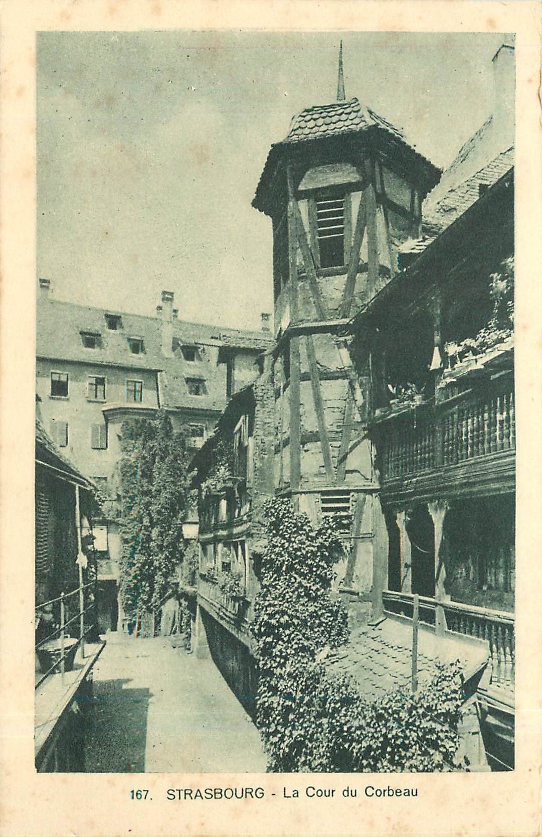 Strasbourg - La Cour du Corbeau — éditeur Compagnie des Arts Décoratifs
