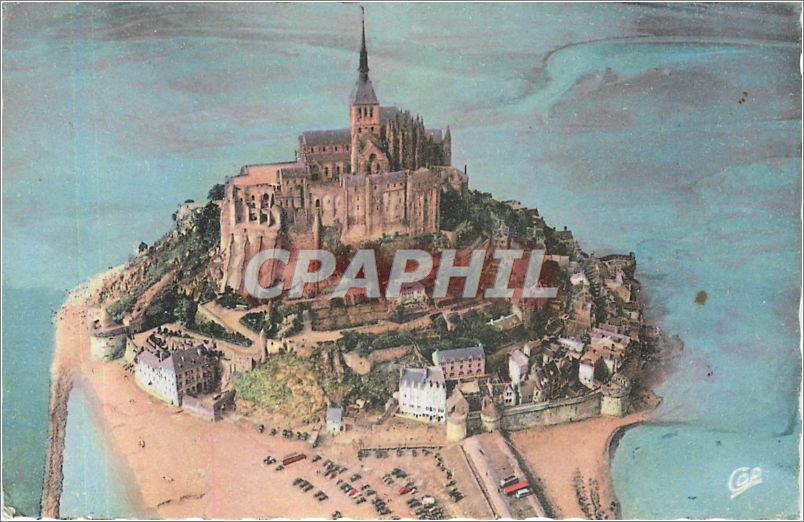 CPA LE MONT ST MCHEL Vue aerinne (CI R Durandaud
