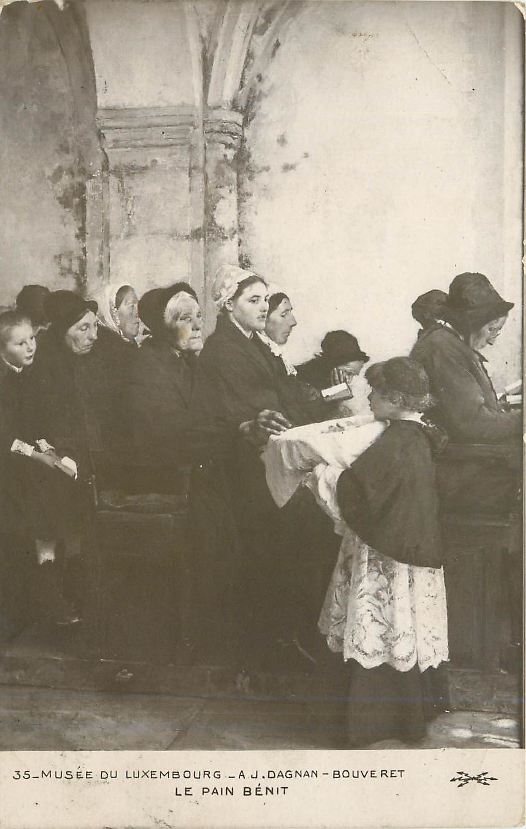 CPA MUSEE DU LUXEMBOURG-A J DAGAN BOUVE RET LE PAIN BENIT