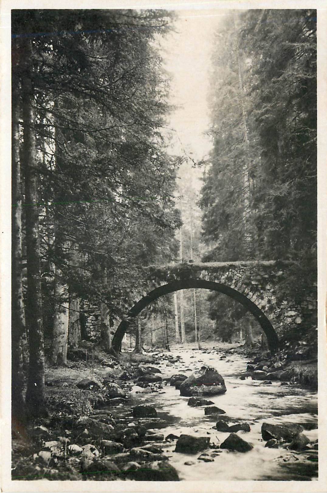 CPA GERARDMER.Le pont des Fées