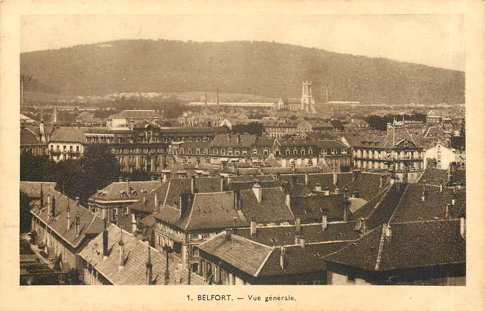 CPA BELFORT. Vue generale