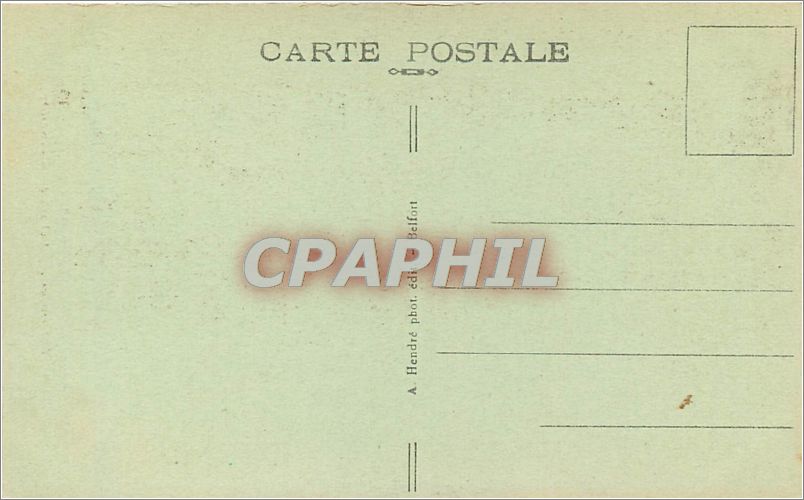 CPA BELFORT(TERRITOIRE)-La porte de Brissch 1687 — Verso