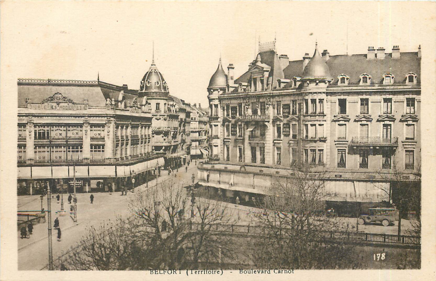 CPA BELFORT(TERRITOIRE)-Boulevard carnot