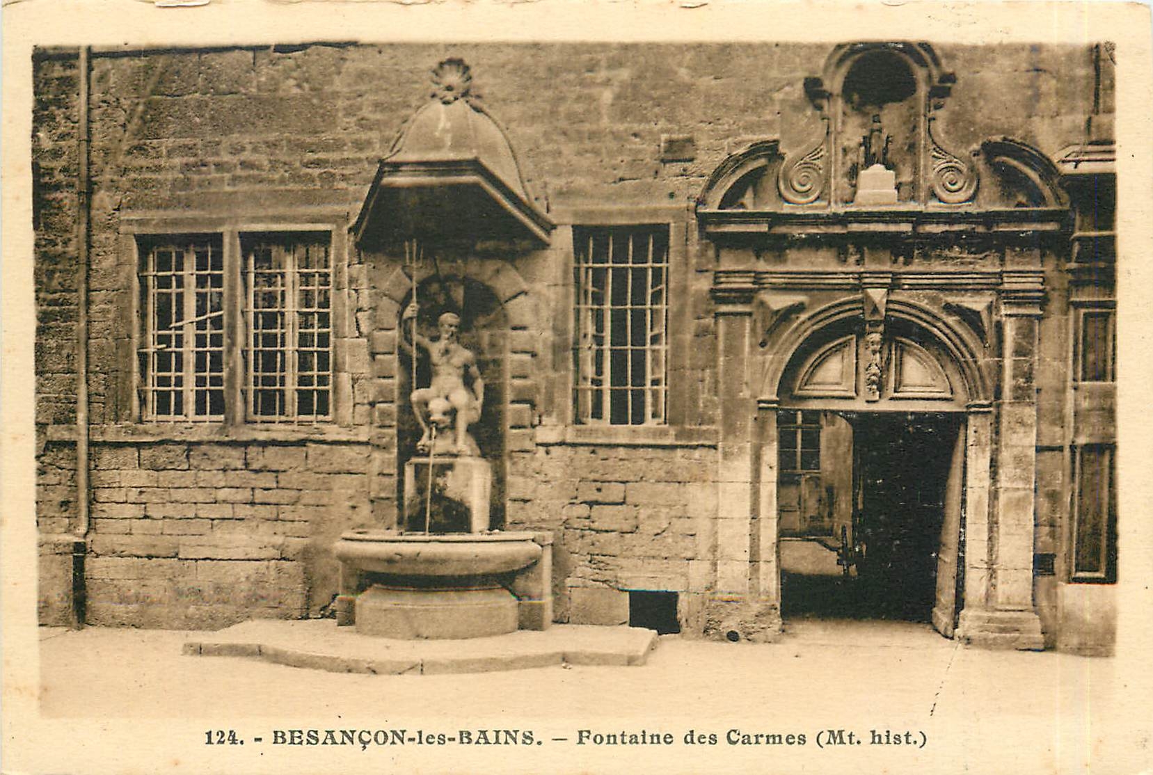 PA BESANCON les BAINS-FONTAINE DES CARMES (Mt hist)