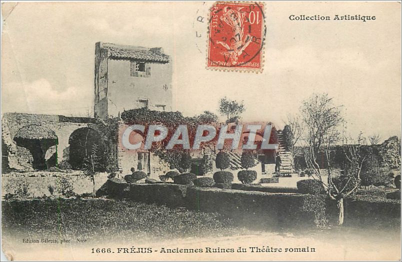 CPA Frejus ANciennes Ruines du Theatre Romain 