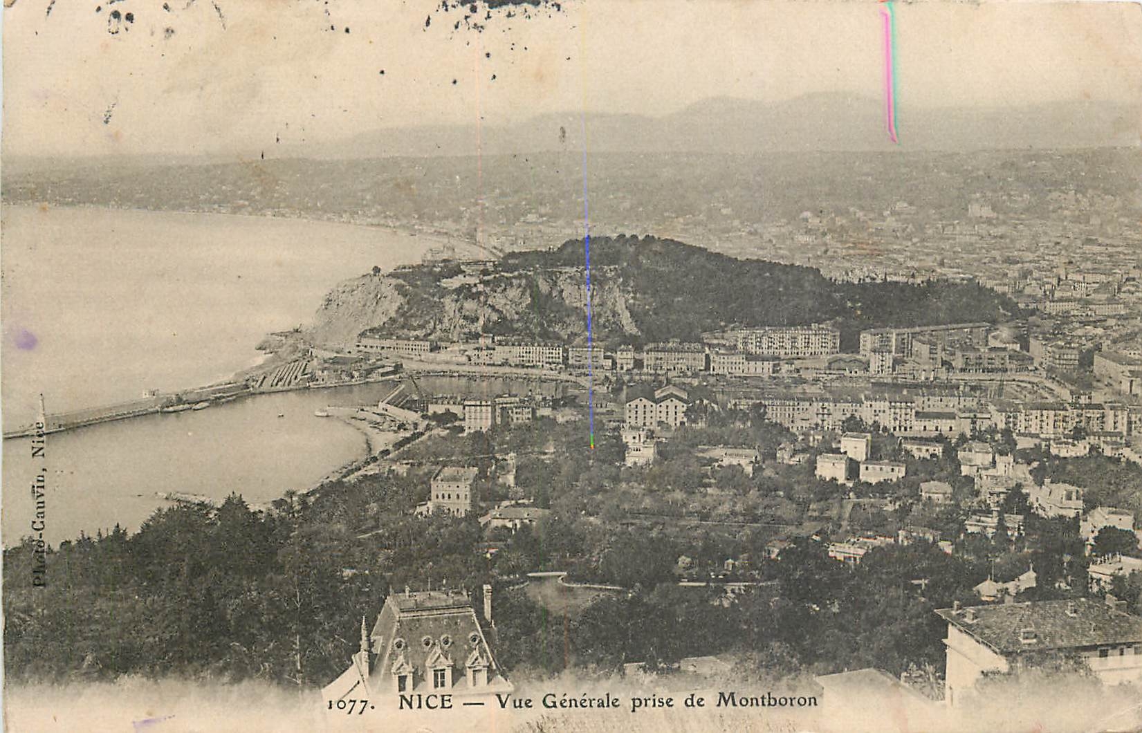 CPA Nice Vue Generale prise de Montboron 