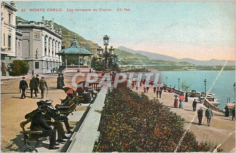 CPA Monte Carlo Les terrasses du Casino 