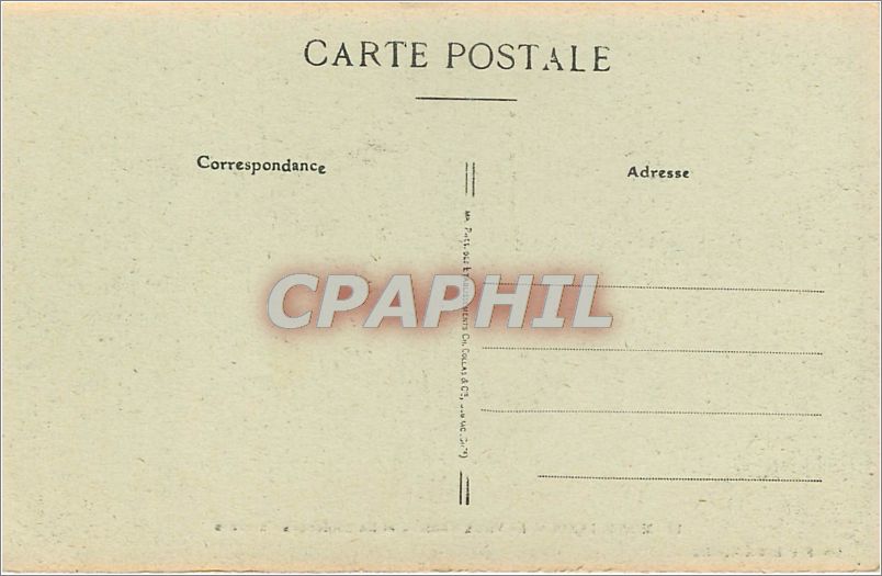 CPA Montlucon Le Vieux Chateau et les anciennes Casernes  — Rückseite