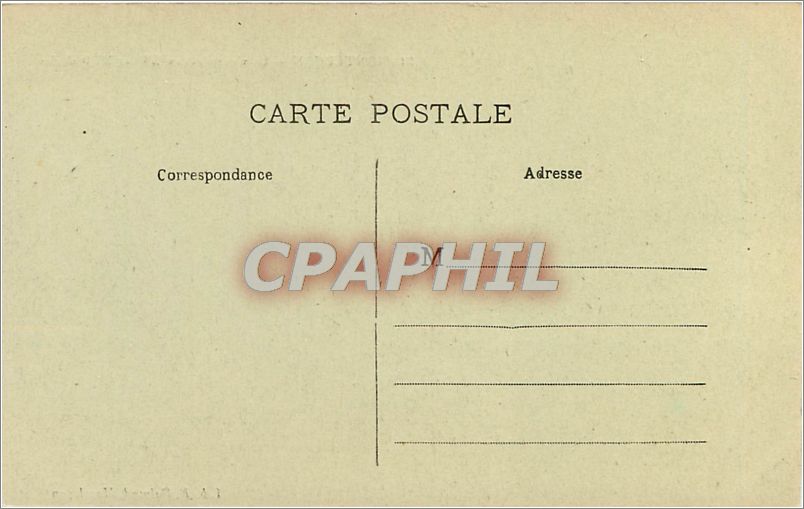 CPA Montlucon Le Vieux Chateau XV et XVI  — Rückseite