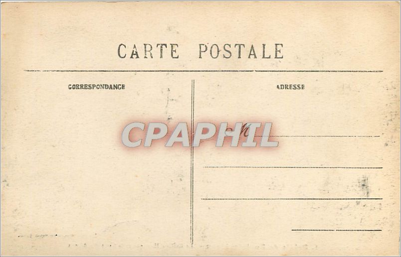 Palais de Fontainebleau — La Grille d'Honneur et la Cour des Adieux — Collection Artistique L. M. — Rückseite