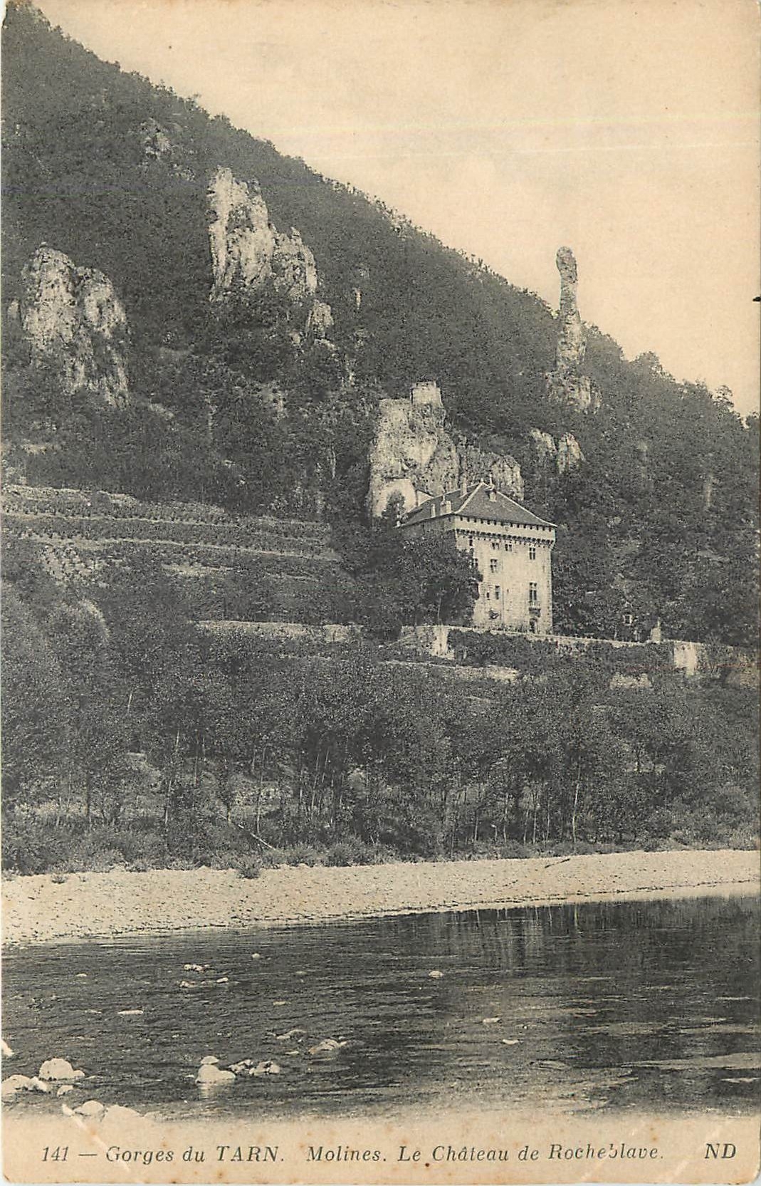 CPA Gorges du Tarn Molines Le Chateau de Rocheslave 