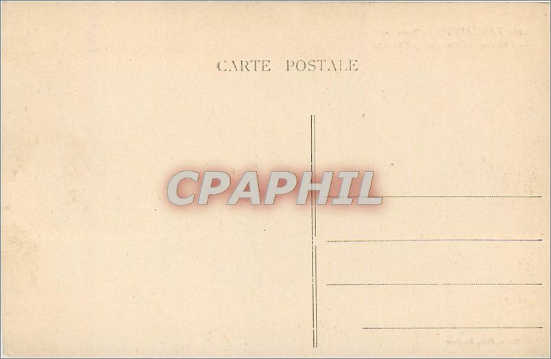 CPA Tancarville Seine Inf Le Chateau Ruines de la Chapelle  — Verso
