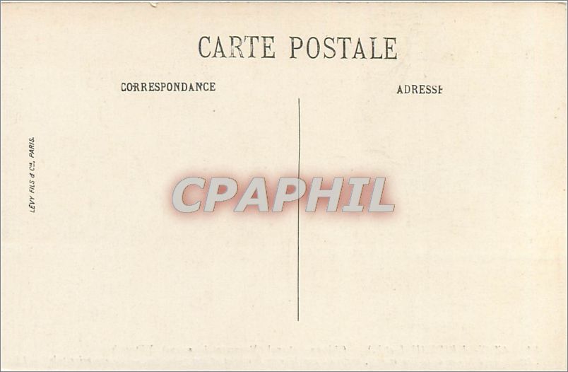 CPA Azay Le Rideau L et L Chateau National Facade principale  — Rückseite