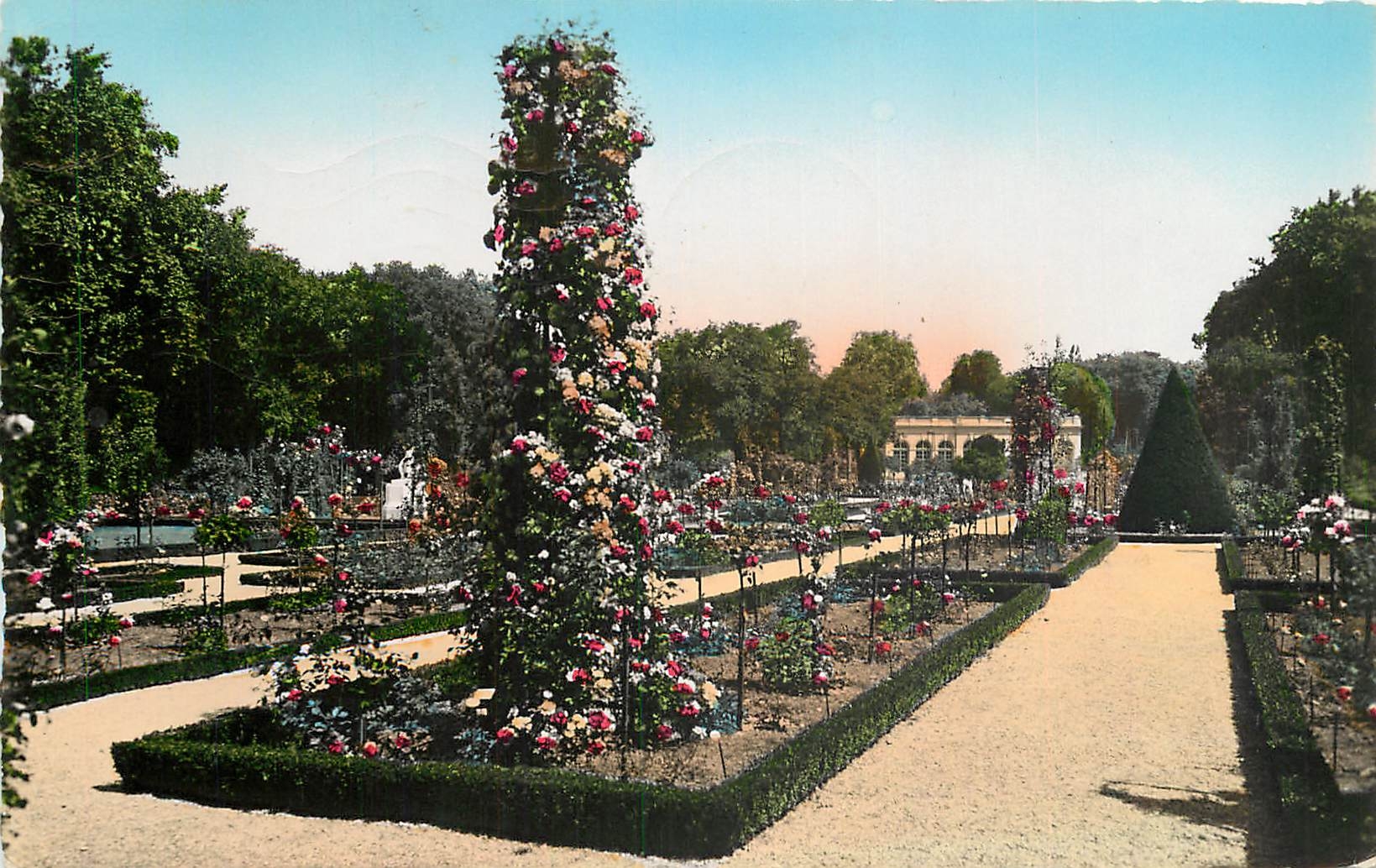 CPA Paris Bagtelle La Roseraie 