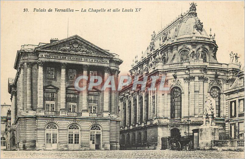 Palais de Versailles — La Chapelle et aile Louis XV — Impr. Edia, Versailles