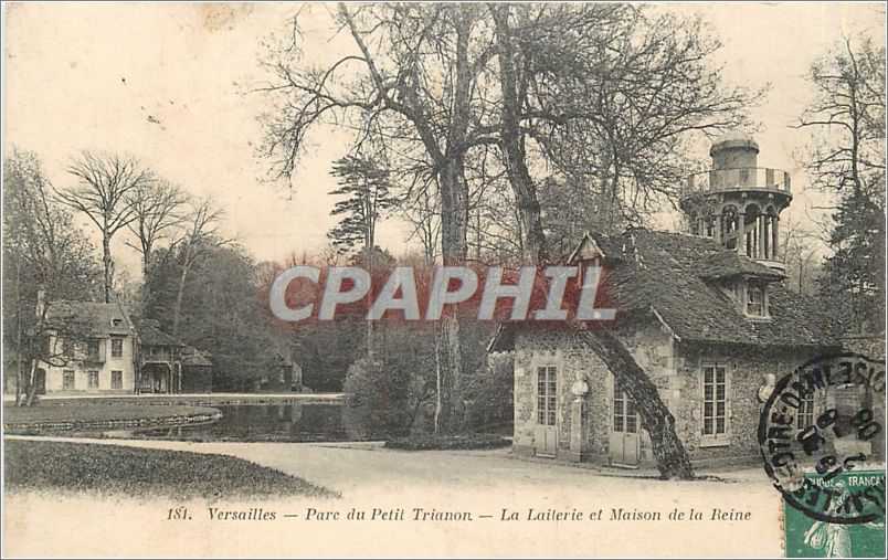 Versailles — Park des Petit Trianon — Die Käserei und das Königinnenhaus