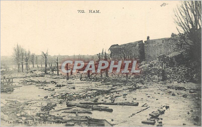 CPA Ham La Guerre Militaria