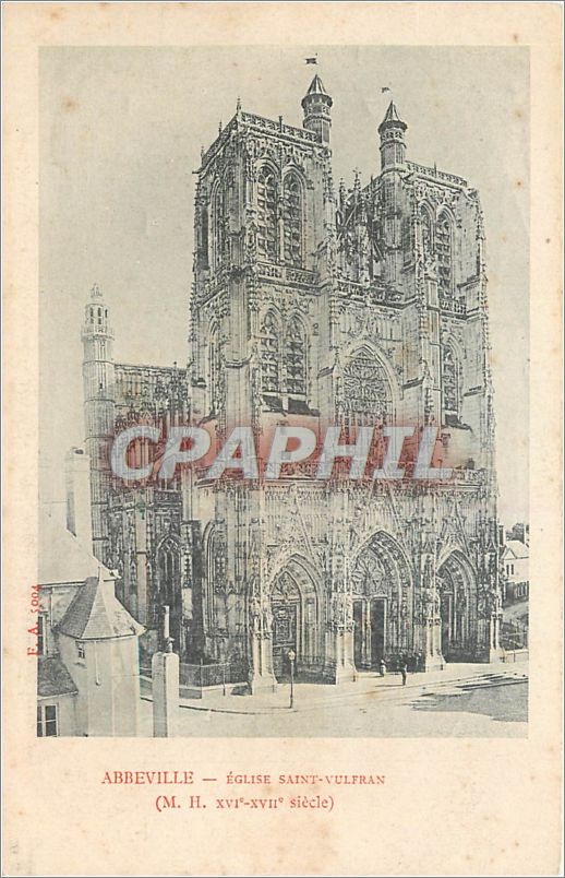 CPA Abbeville Eglise Saint Vulfran 