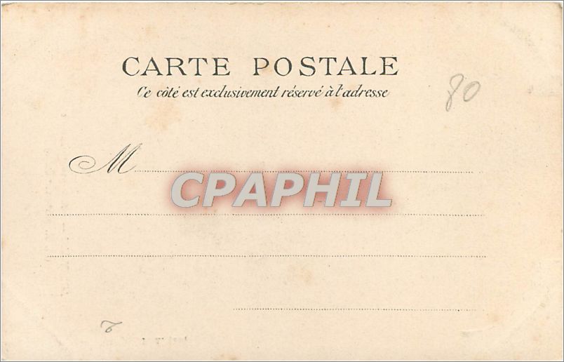 CPA Abbeville Eglise Saint Vulfran  — Rückseite