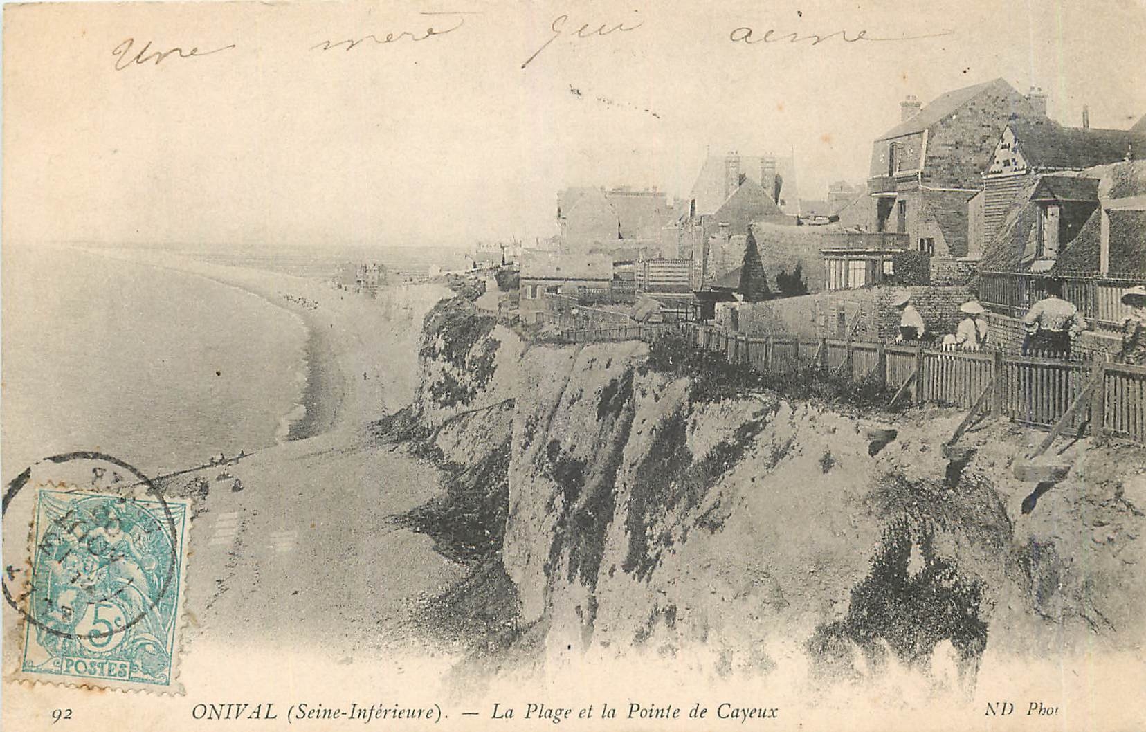 CPA Onival Seine Inferieure La Plage et la Pointe de Cayeux 