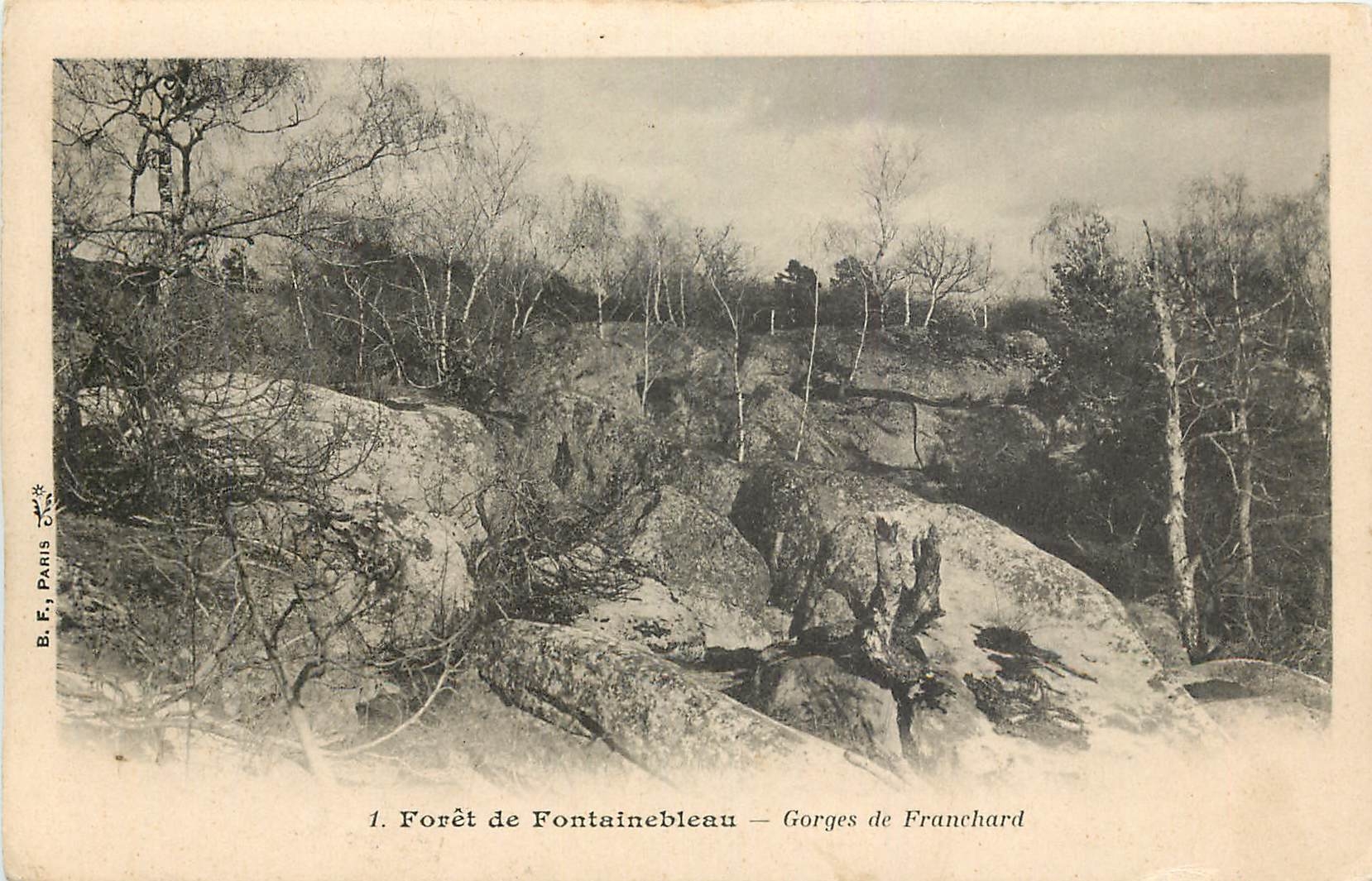 Forêt de Fontainebleau — Gorges de Franchard — B.F. Paris