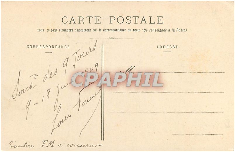 CPA Versailles Hameau de Triano La Ferme  — Verso