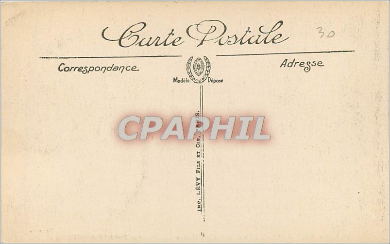 CPA Palais de Versailles et la Grille d'Honneur  — Rückseite
