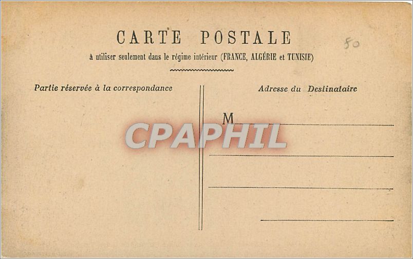 CPA Versailles Le Chateau Entree de la Cour d'Honneur du Grand Trianon  — Verso
