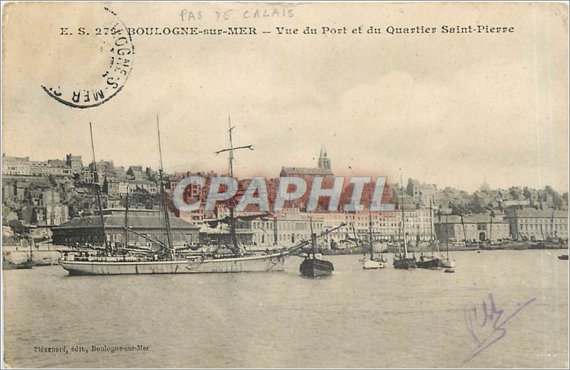 Boulogne-sur-Mer — Vue du Port et du Quartier Saint-Pierre — Stixenard, édit, Boulogne-sur-Mer