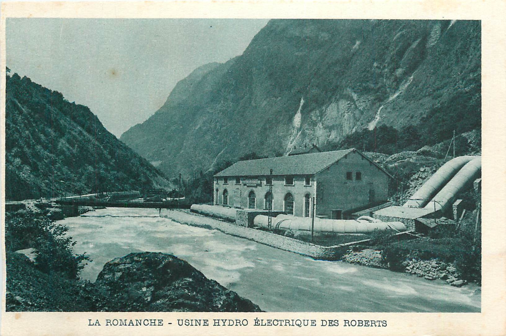 CPA La Romanche Usine Hydro Electrique des Roberts 