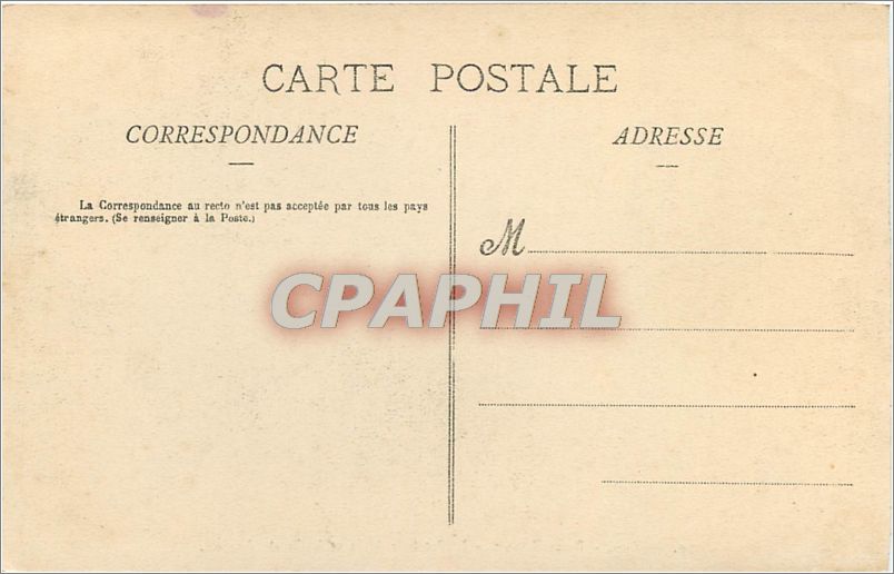 Pau - Place Royale - L'Hôtel de Ville et le Cercle Anglais — Crédit Lyonnais, n°70 — Verso