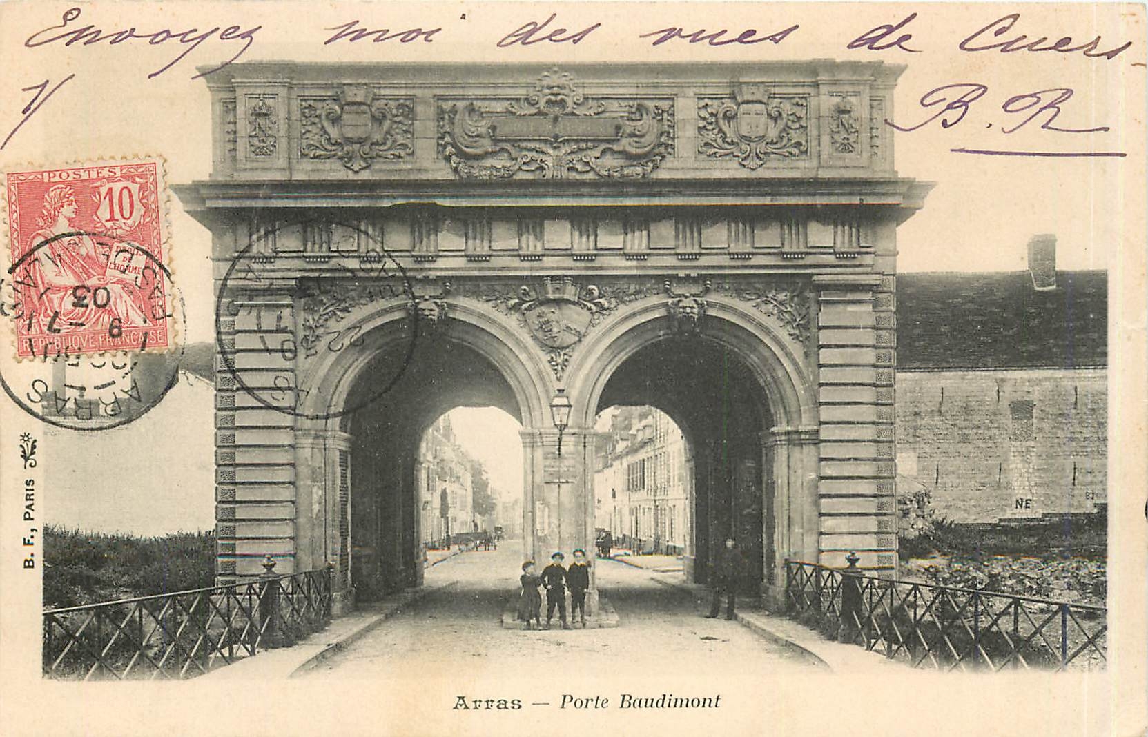 CPA Arras Porte Baudimont 