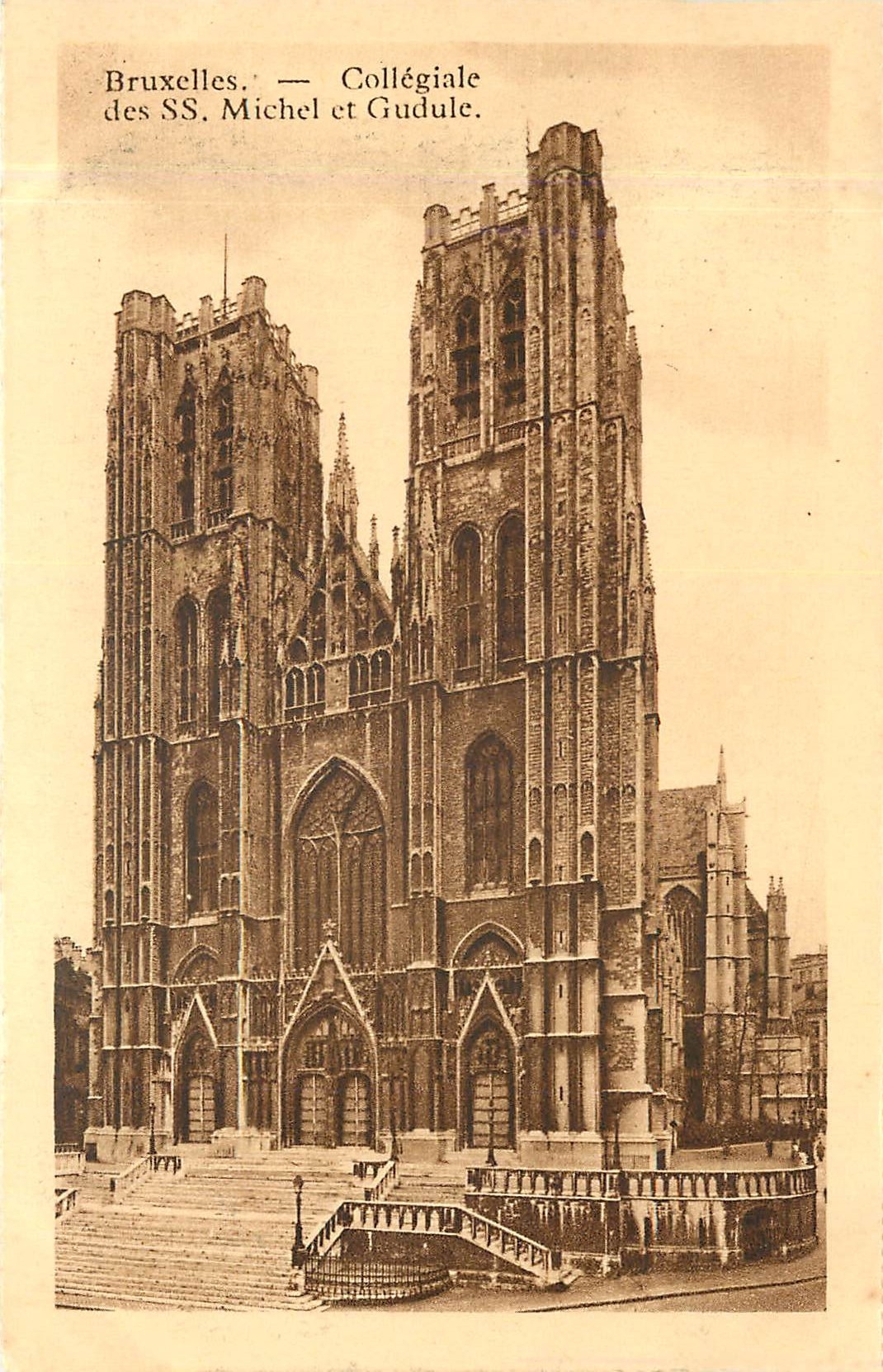 Bruxelles — Collégiale des SS. Michel et Gudule — CPAPHIL