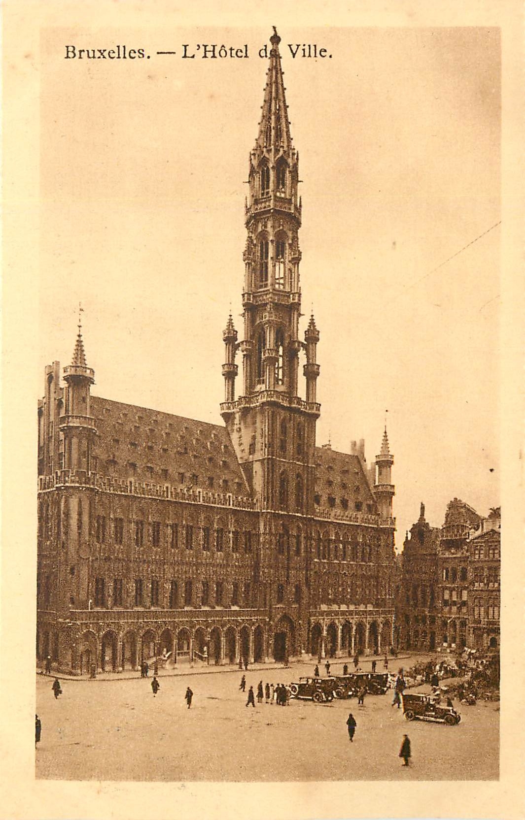 CPA Bruxelles L'Hotel de Ville 