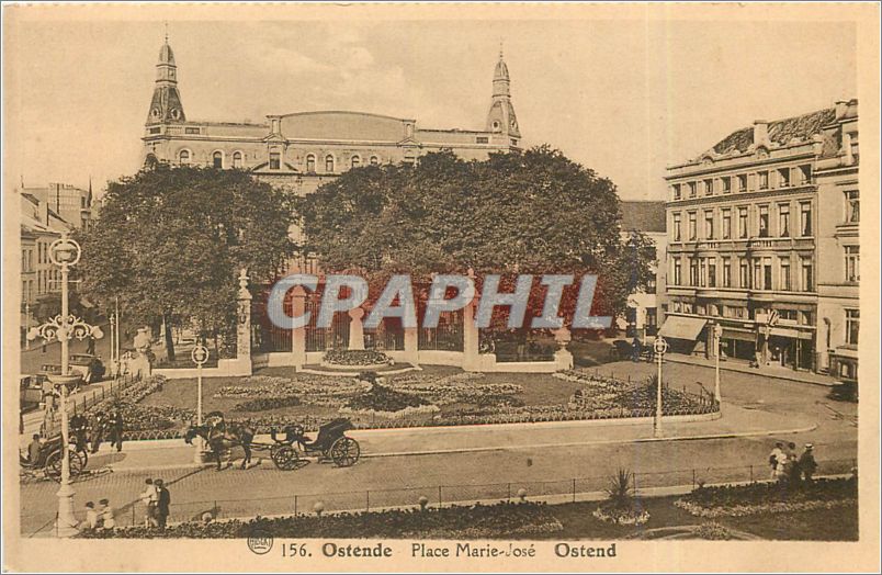 CPA Ostende Place Marie Jose Ostend 
