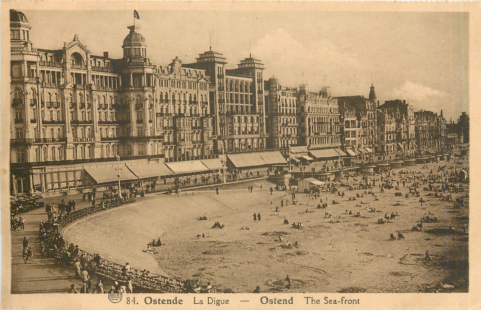 CPA Ostende La Digue 