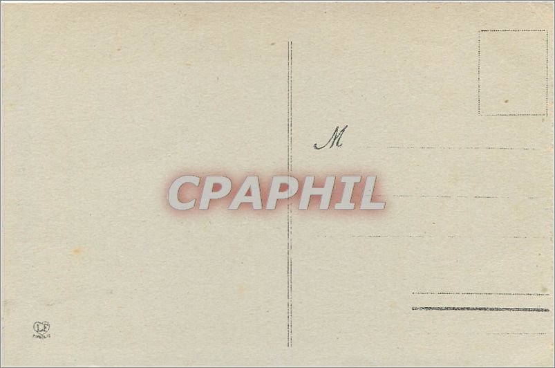 CPA Les Hautes Pyrenees Lourdes L'Apparition  — Verso