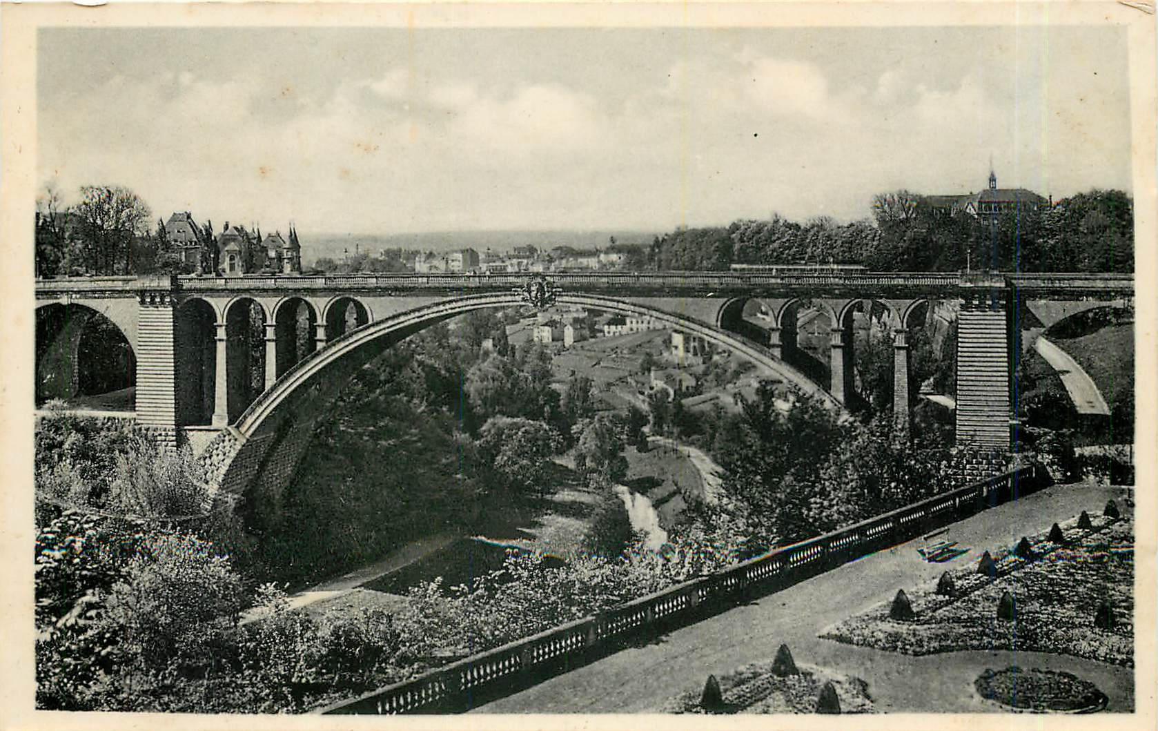 CPA Luxembourg Le Pont Adolphe 