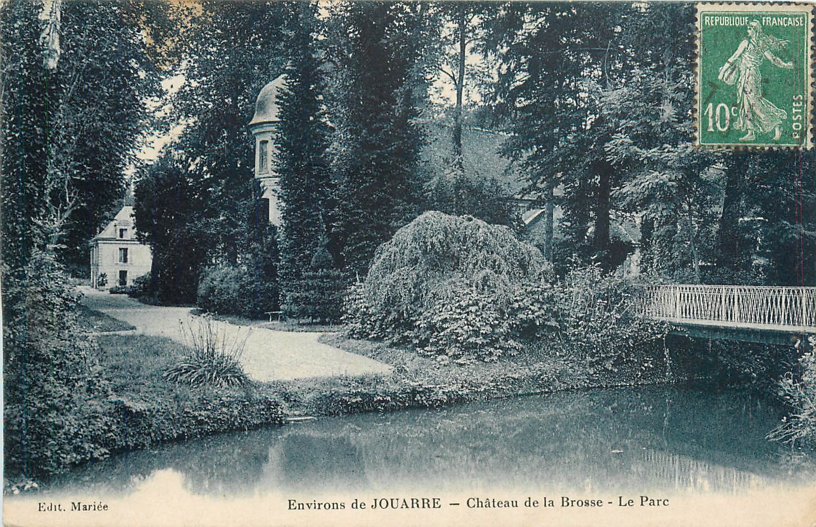 CPA Environs de Jouarre Chateau de la Brosse Le Parc 