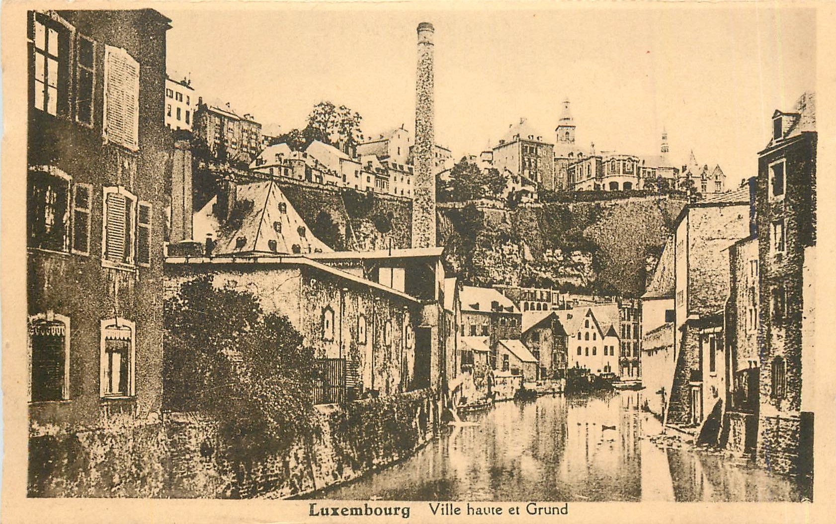 CPA Luxembourg Ville haute et Grund 