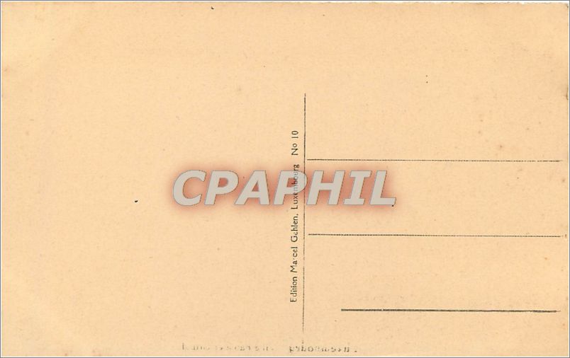 CPA Luxembourg Ville haute et Grund  — Rückseite