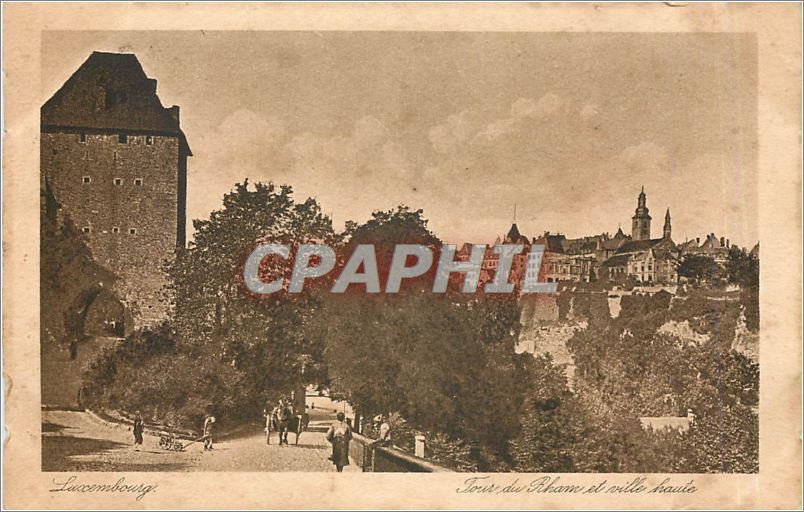 CPA Luxembourg Tour du Rham et ville haute 