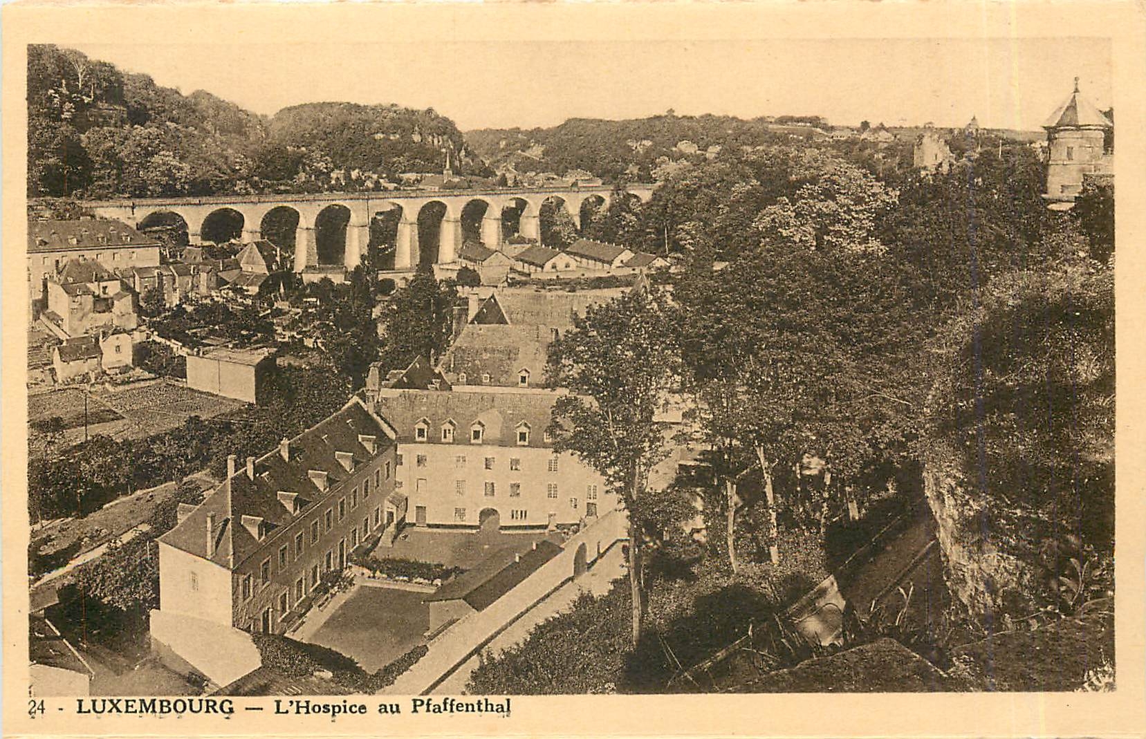 CPA Luxembourg L'Hospice au Pfaffenthal 