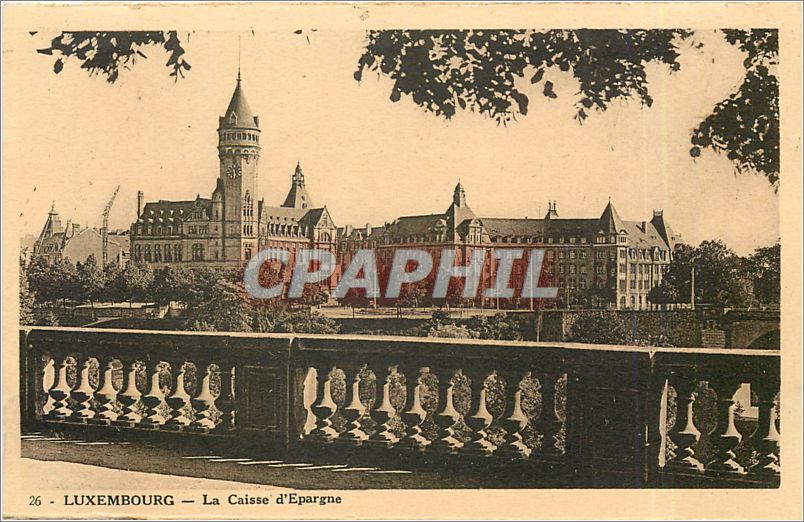 CPA Luxembourg La Caisse d'Epargne 