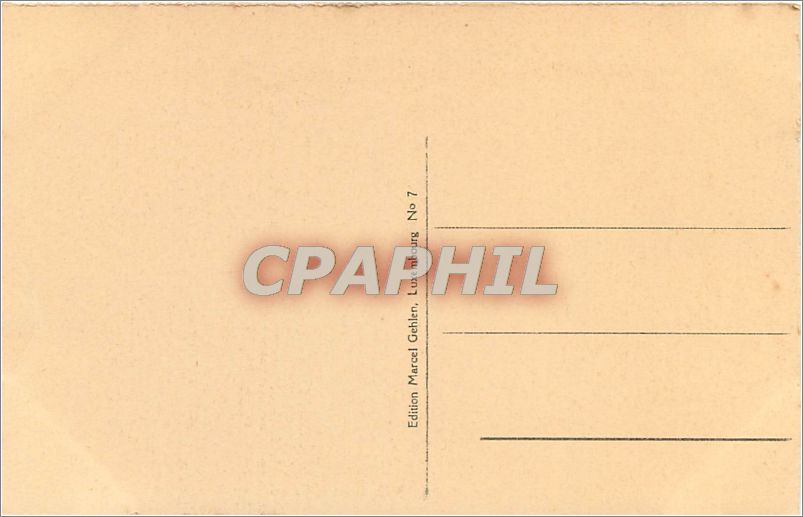CPA Luxembourg Ville haute et Grund  — Rückseite