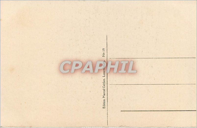 CPA Petite Suisse Luxembourgeoise Hallerbach  — Rückseite