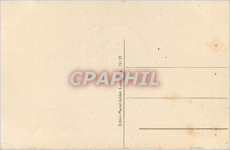 CPA Petite Suisse Luxembourgeoise Casselt  — Rückseite