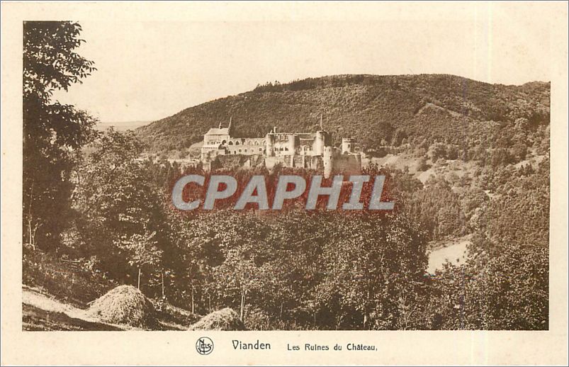 CPA Vianden Les Ruines du Chateau 