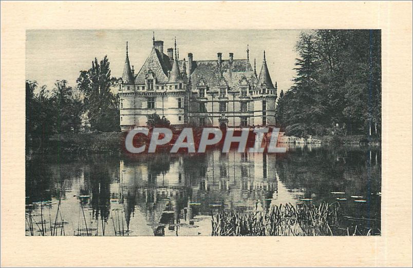 CPA Azay Le Rideau Le Chateau 